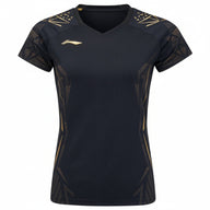 Badminton T-shirt Women - Li-Ning International New Black Women - SportYouUp Europe