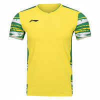 Li-Ning Badminton T-shirt - Li-Ning Top Play Yellow Unisex - SportYouUp Europe