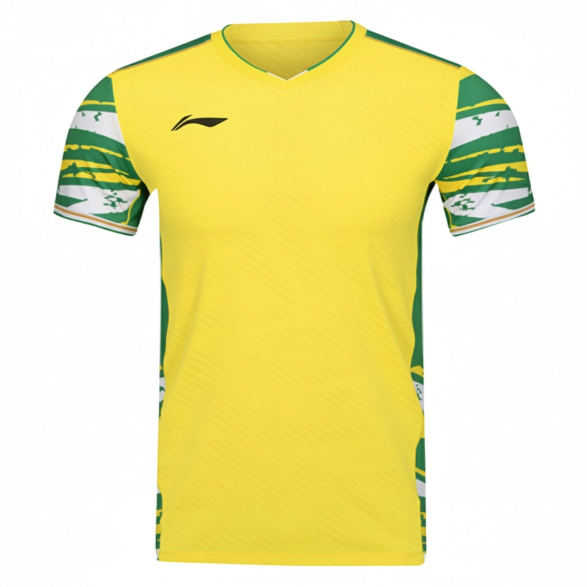 Badminton T-shirt - Li-Ning Top Play Yellow Unisex - SportYouUp Danmark