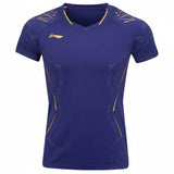 Badminton T-shirt Women - Li-Ning International New Blue Women - SportYouUp Europe