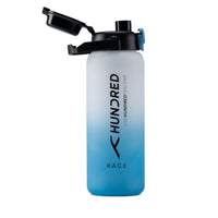 Water bottle - RACE White/Blue