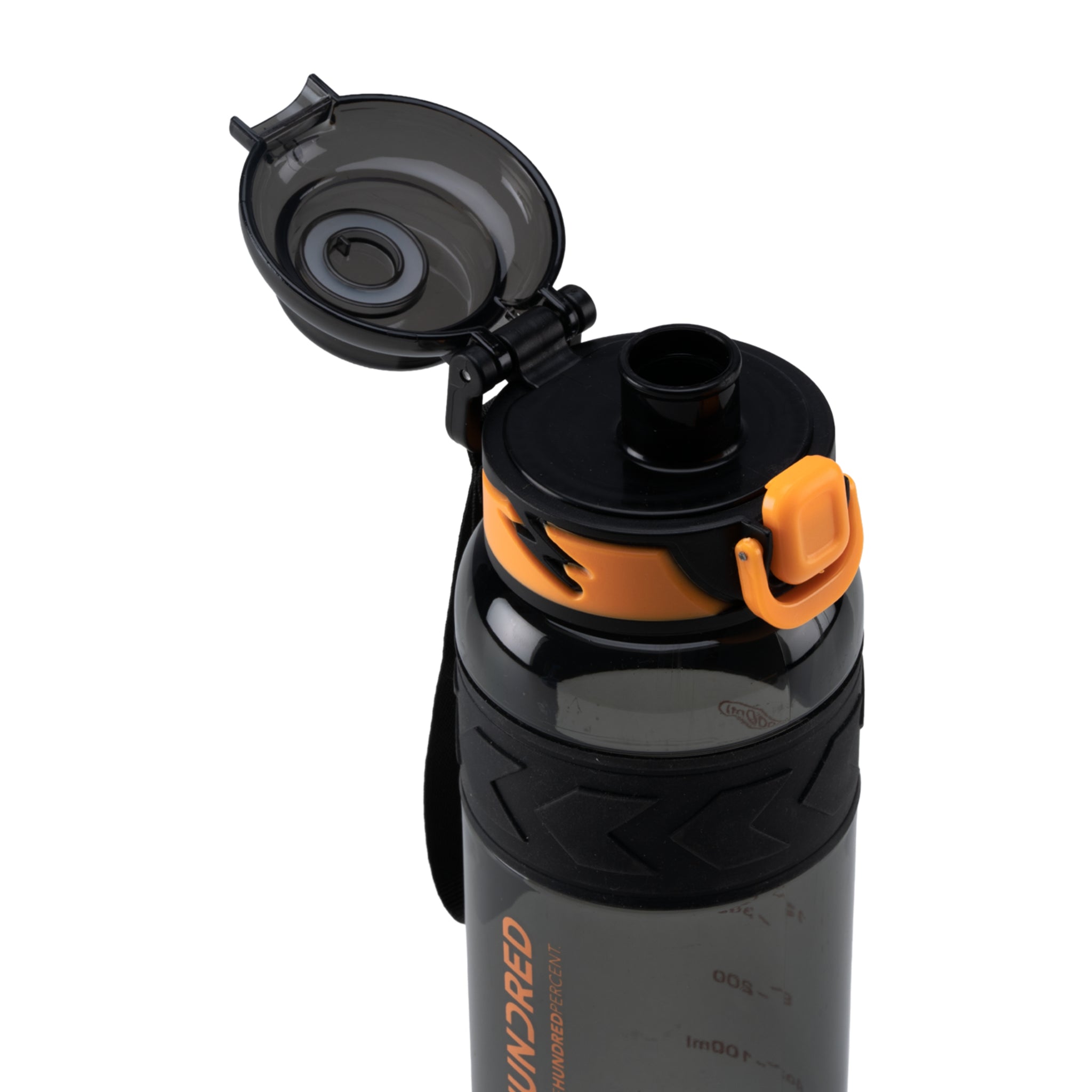 Water Bottle - ROCK Black/Orange