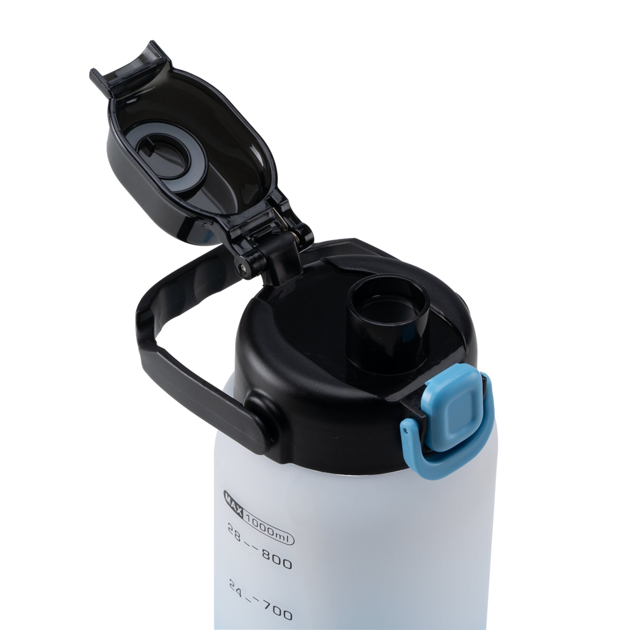 Water bottle - RACE White/Blue