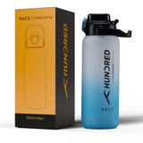 Water bottle - RACE White/Blue