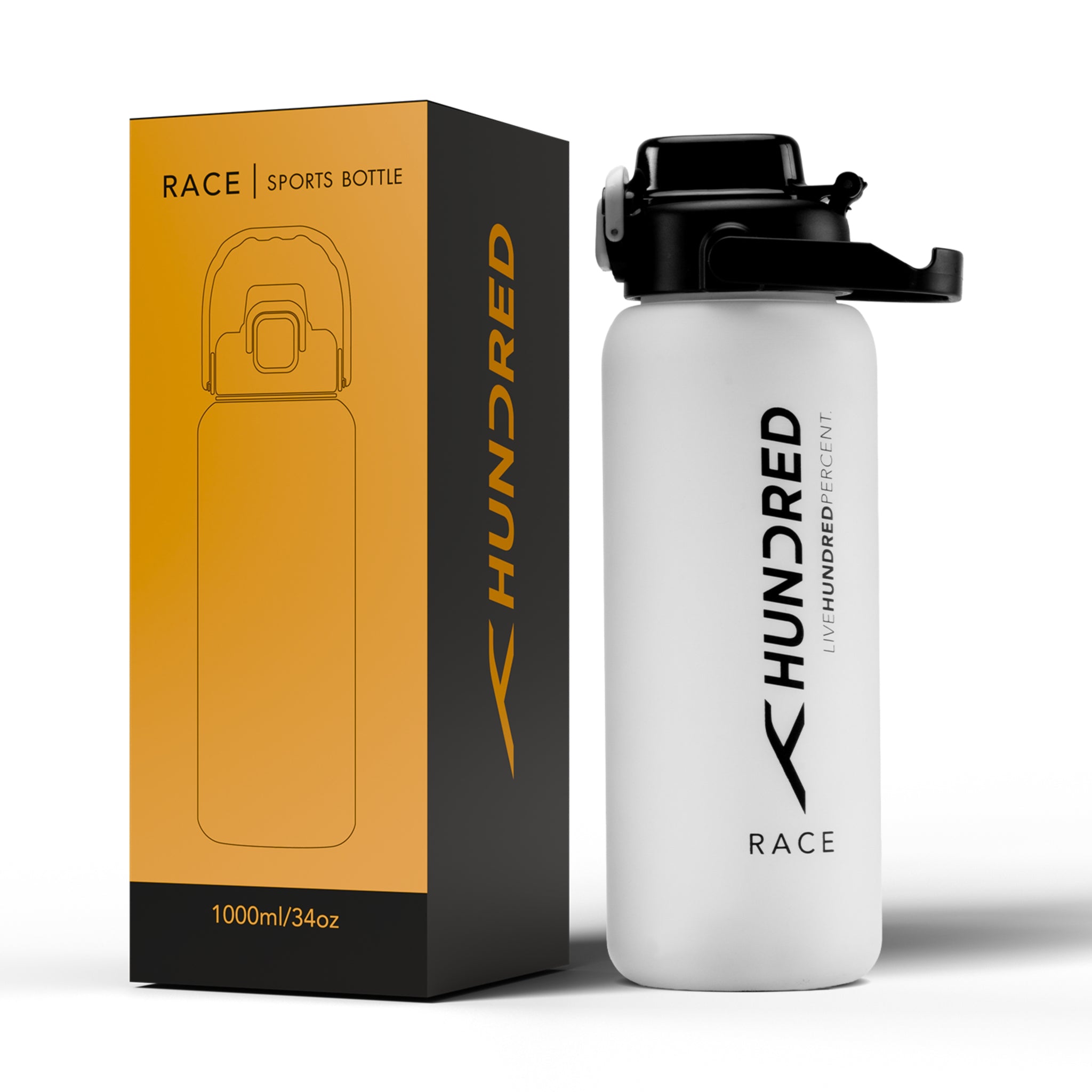 Water bottle - RACE White