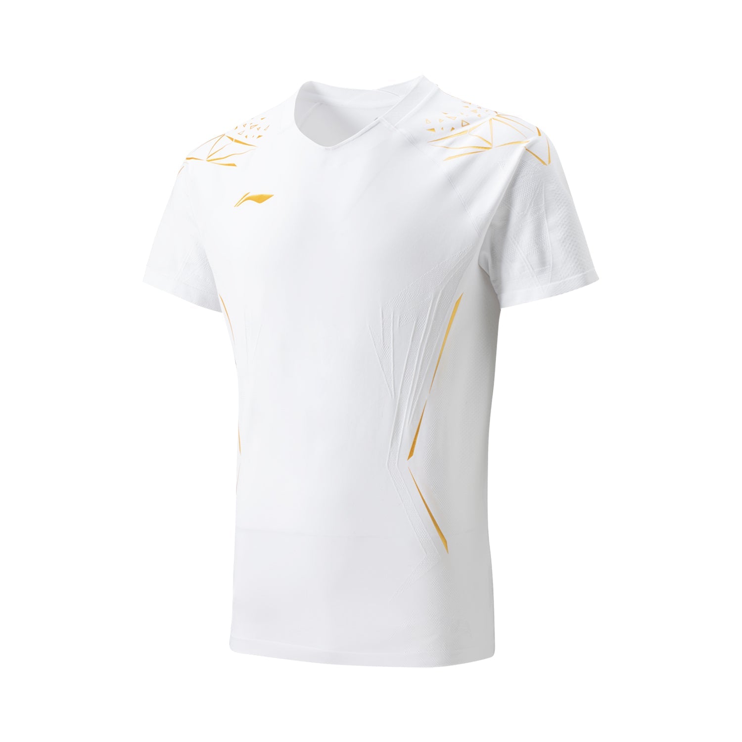 Li-Ning Badminton T-shirt - Li-Ning International New White Unisex - SportYouUp Europe