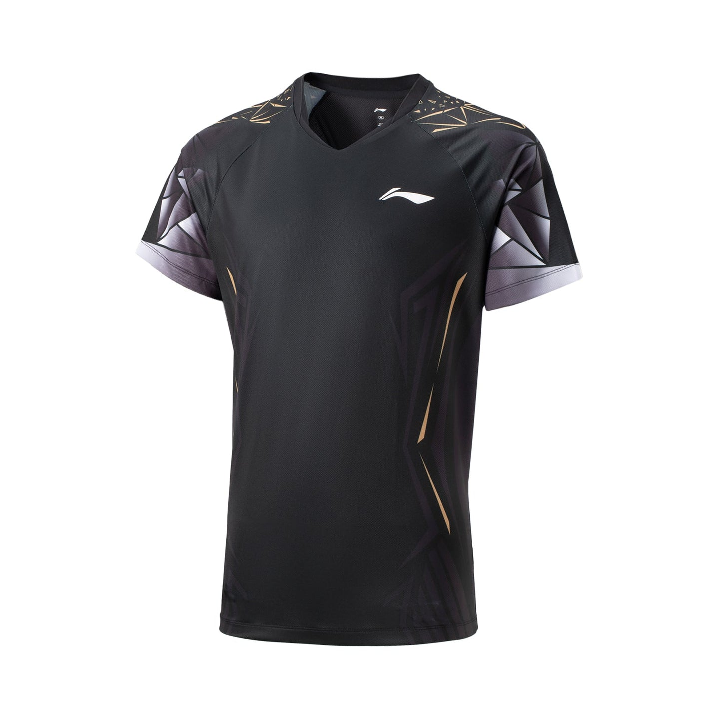 Li-Ning Badminton T-shirt - Li-Ning Play Cool Black Unisex - SportYouUp Europe
