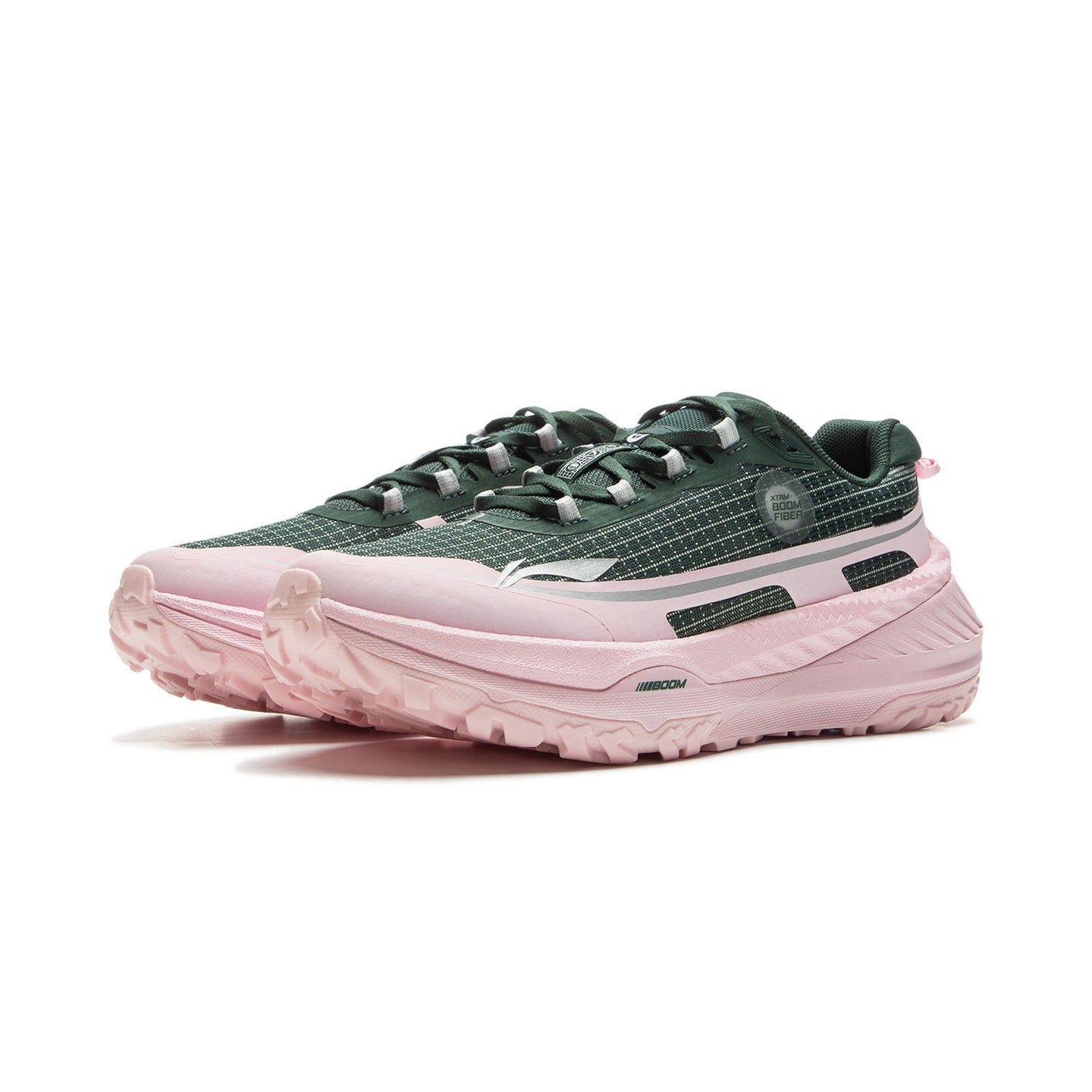 Li-Ning Trail Dilu V2 Dark Green/Pink Women