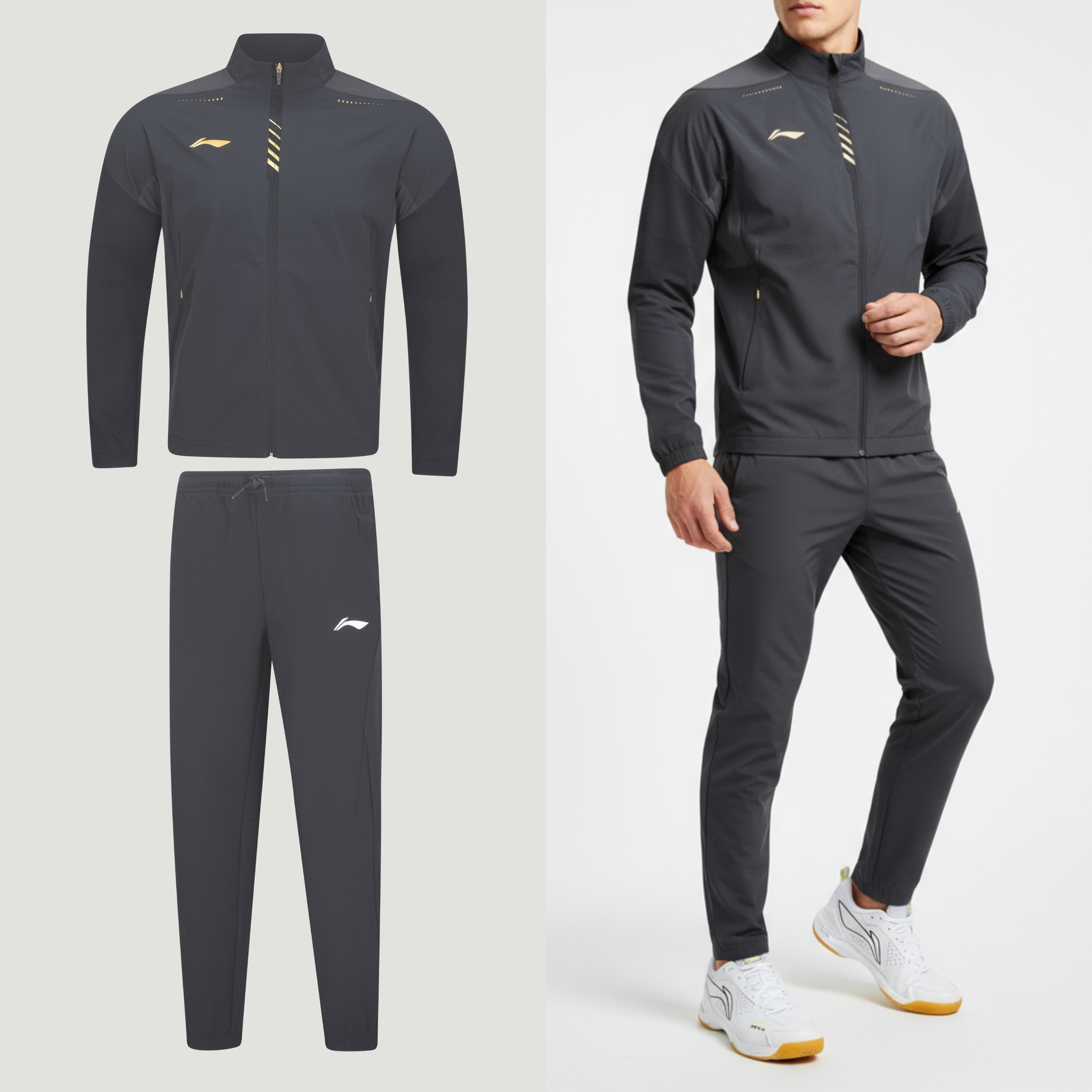 Li-Ning Træningsbukser Comfort Black Unisex