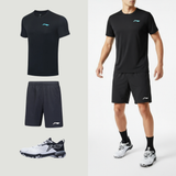 Li-Ning Shorts Smooth Black Herre