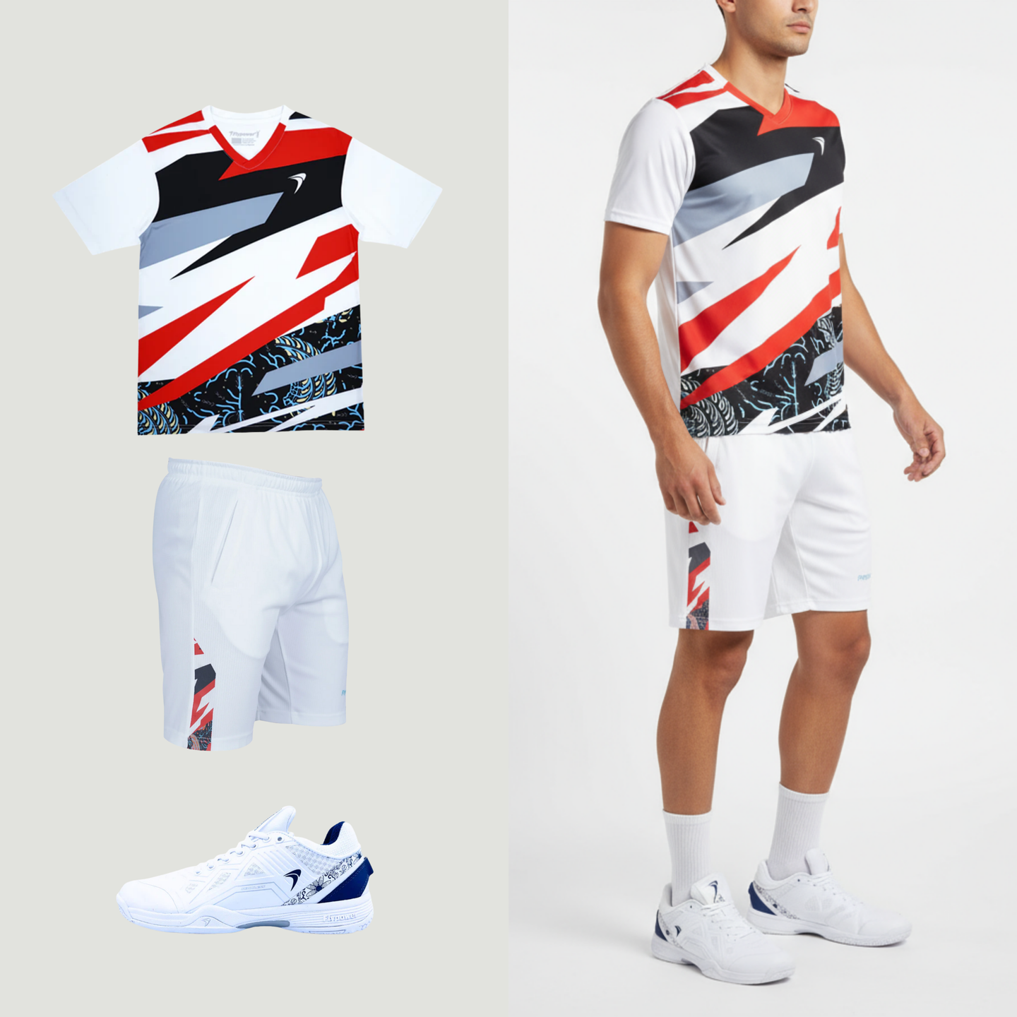 Flypower RINJANI 12 White/Red Unisex