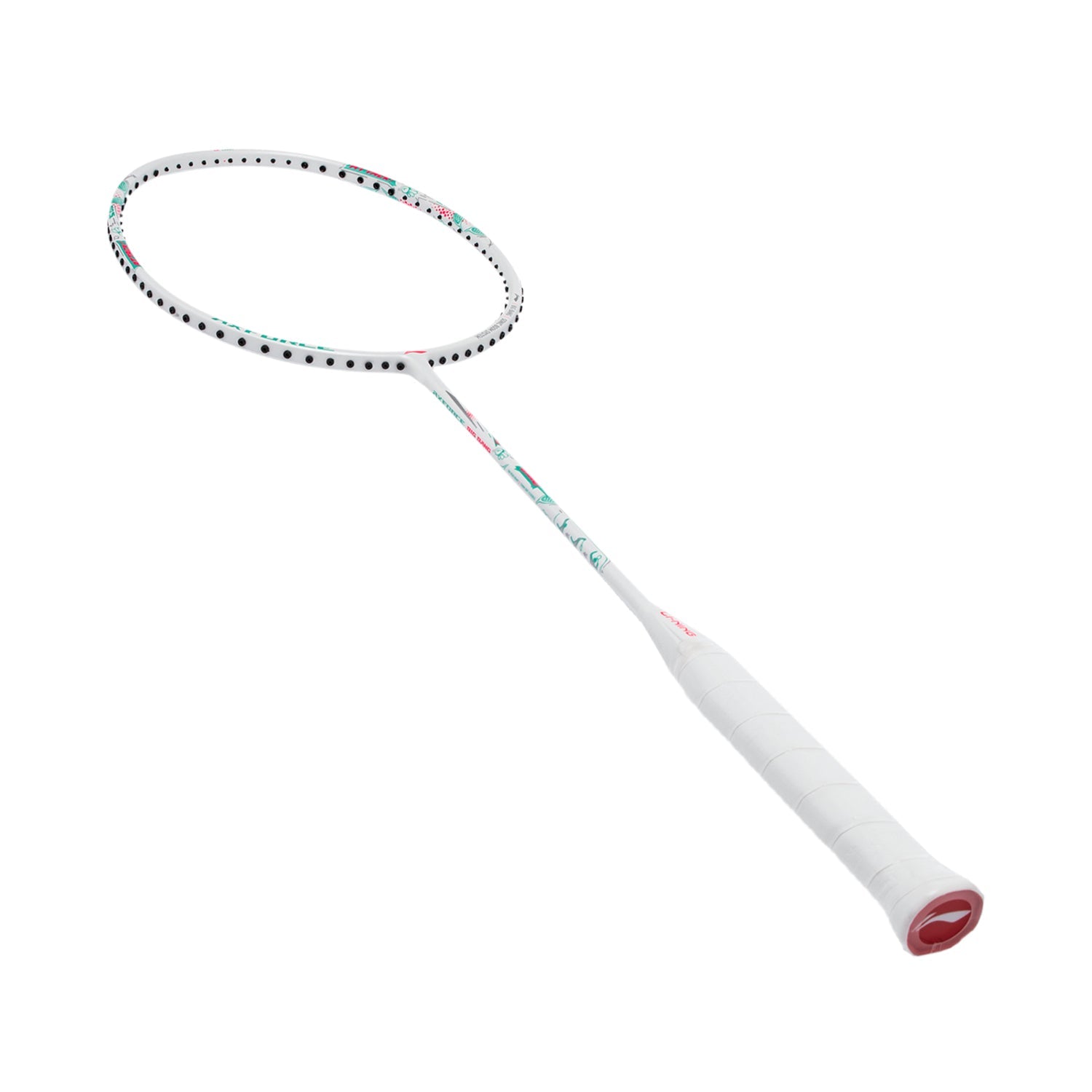 Li-Ning Badminton Racket - Li-Ning AXForce Big Bang White - SportYouUp Europe