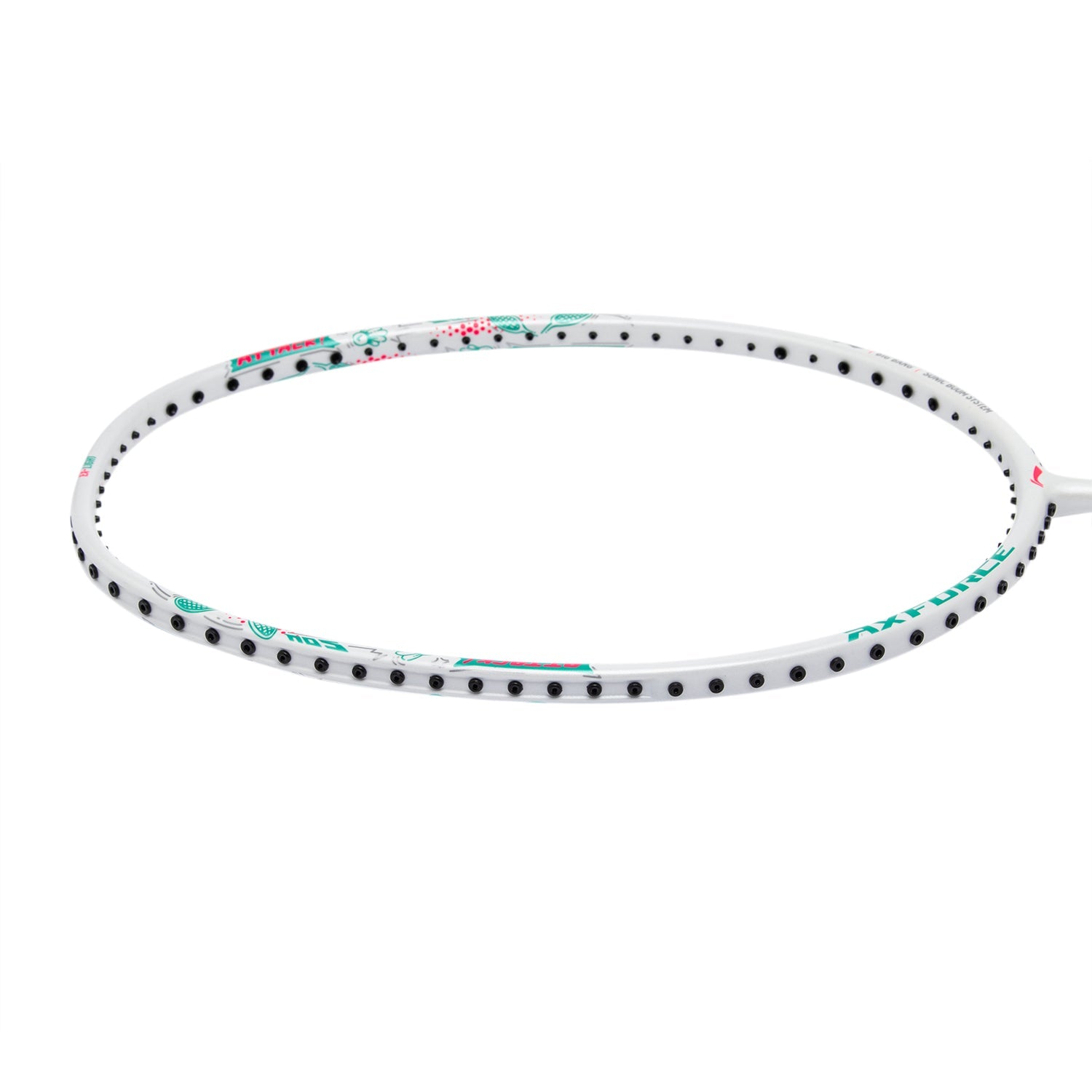 Li-Ning Badminton Racket - Li-Ning AXForce Big Bang White - SportYouUp Europe