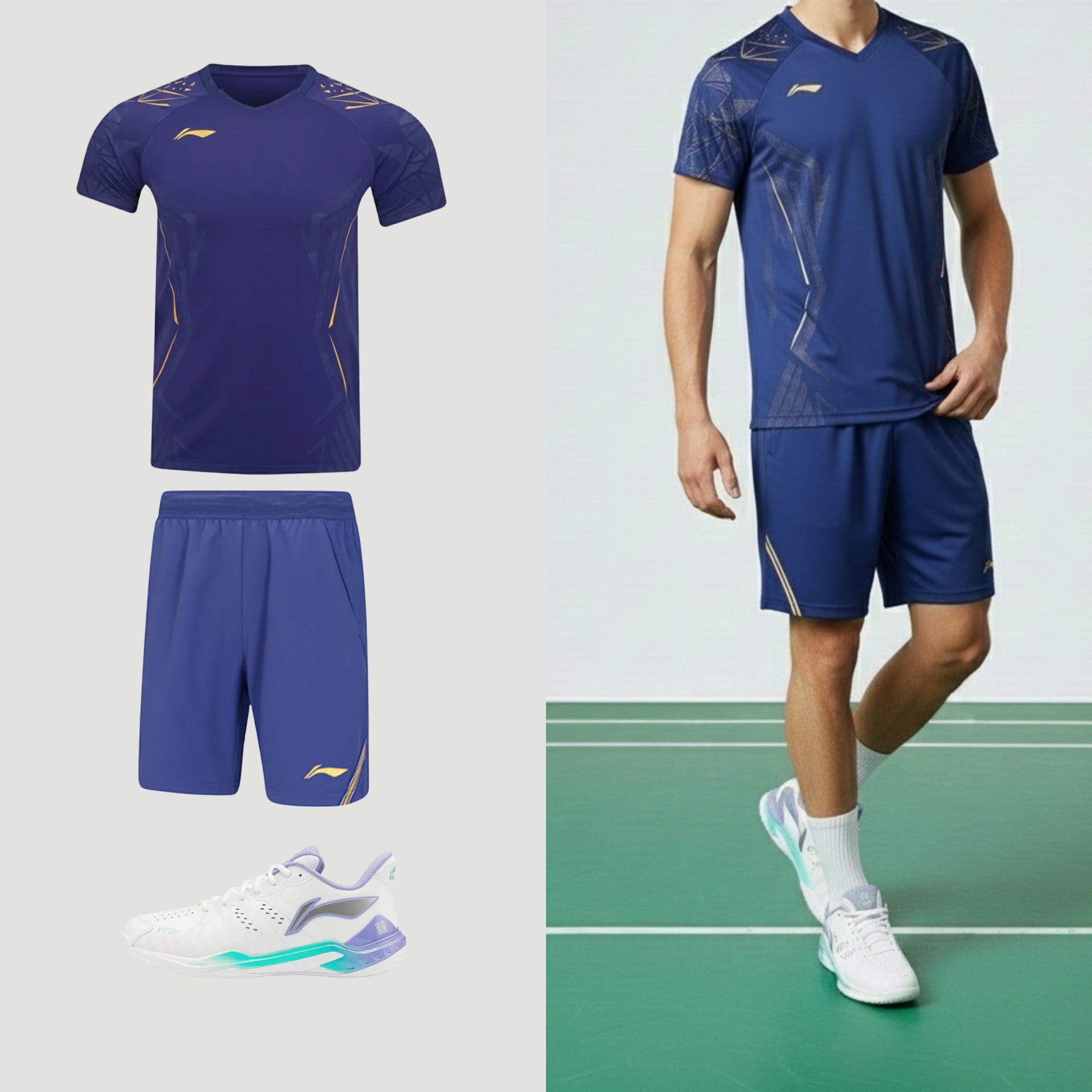 Li-Ning International New Blue Men