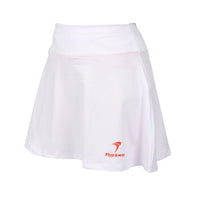 Flypower Badminton Skirt - Flypower Hrusangkali Skirt White - SportYouUp Europe