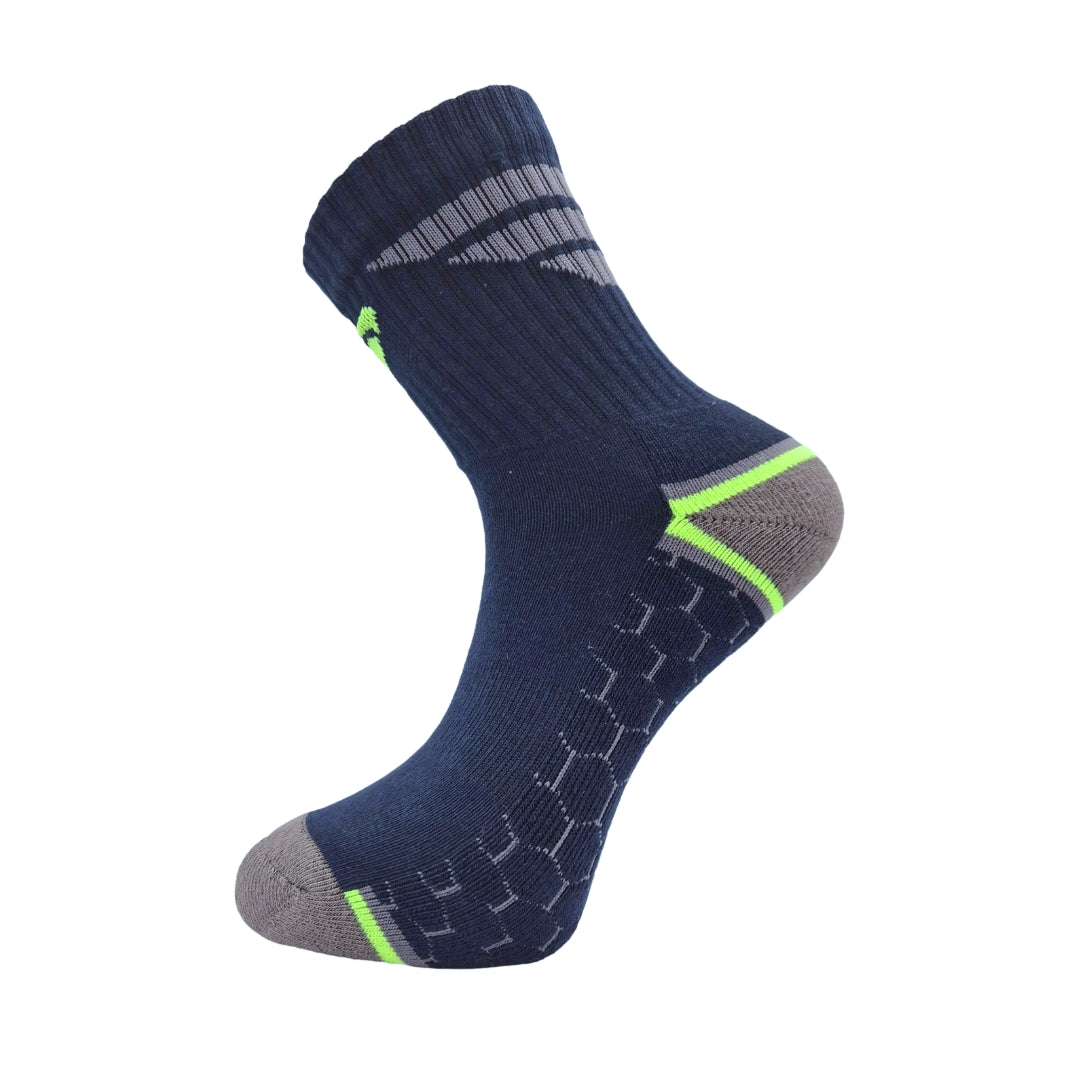 Badminton Socks - Flypower Raptor 3 Navy Sock - SportYouUp Europe