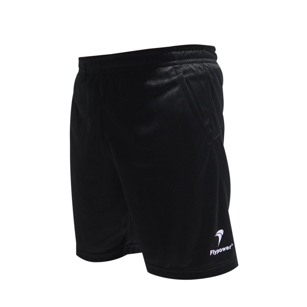 Flypower Badminton Shorts - Flypower KURAWA 08 Black Shorts - SportYouUp Europe