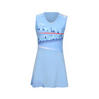 Badminton Dress - Li-Ning Iceberg Light Blue Dress - SportYouUp Europe