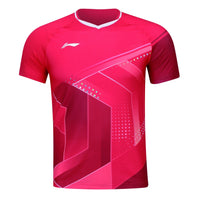 Li-Ning Badminton T-shirt - Li-Ning National Red Exclusive Unisex - SportYouUp Europe