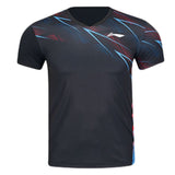 Li-Ning Badminton T-shirt - Li-Ning Champion Black Unisex - SportYouUp Europe
