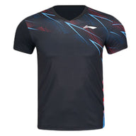 Li-Ning Badminton T-shirt - Li-Ning Champion Black Unisex - SportYouUp Europe