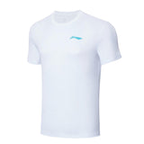 Badminton T-shirt - Li-Ning Go Steady White Unisex - SportYouUp Danmark