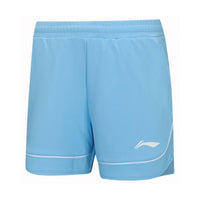 Badminton Dame Shorts - Li-Ning Single Stripe Blue Dame - SportYouUp Danmark
