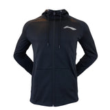 Li-Ning Badminton Tracksuit - Li-Ning Club Black Zip Hoodie Unisex - SportYouUp Europe