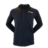 Li-Ning Badminton Tracksuit - Li-Ning Club Black Zip Hoodie Unisex - SportYouUp Europe
